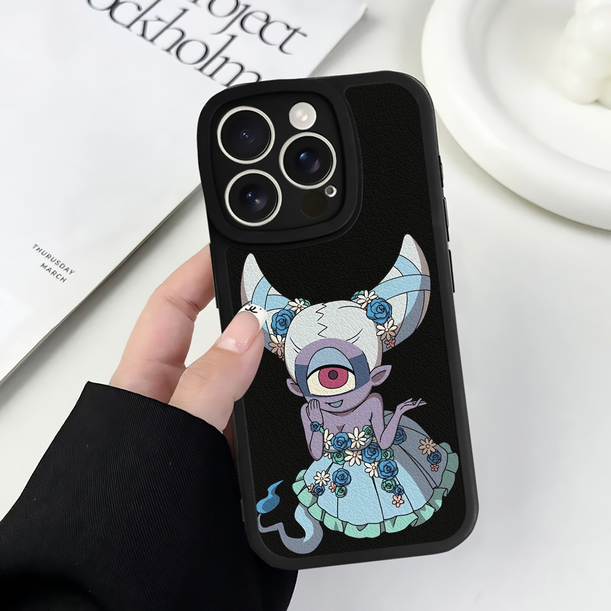 （画像用） 妖怪ウォッチ Yo-kai Watch 【iPhone 16シリーズ対応】シリコンスマホケース（レザー調） 材質：シリコン